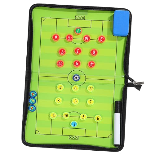 VANZACK Fußball-Taktiktafel magnetboard magnetbrett Fußball Trainingstaktiktafel Spieltaktik für Fußball Dry Erase Board für Fußball Ausrüstung für Fußballtraining Fußball liefert PVC von VANZACK