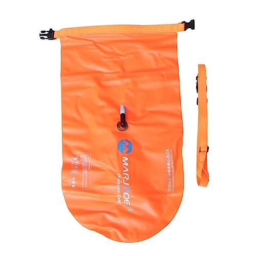 VANZACK wasserdichte Trocken Rafting Tasche Aus PVC Multifunktionale Aufbewahrung Für Kajakfahren Rafting Wandern Camping Und Bootfahren Verstellbarer Schultergurt Orange von VANZACK