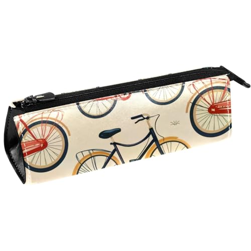 VAPOKF Retro-Fahrrad-Stifttasche, Schreibwaren-Tasche, Kosmetiktasche, kompakte Reißverschlusstasche, multi, 5.5 ×6 ×20CM/2.2x2.4x7.9 in, Taschen-Organizer von VAPOKF