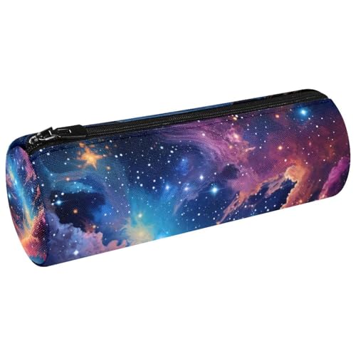 VAPOKF Universum Space Galaxy Nebel Starry Canvas Stifteetui Münzbörse Kosmetiktasche für Studenten Schreibwaren Schule Büro Aufbewahrung, multi, 20x6.3cm/7.9x2.5in, Federmäppchen von VAPOKF