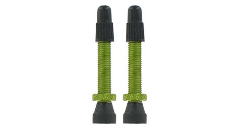 var kit 2 tubeless ventile 35mm aluminium grun var kit 2 tubeless ventile 35mm aluminium grun von VAR