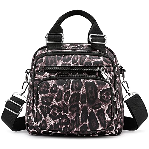 VARLIVOO Mode Damen Schultertasche Frauen Kleine Umhängetasche Rucksack Handtasche College Camping Reisen Taschen Crossbody Bag Wasserdichtes Polyester Panther von VARLIVOO