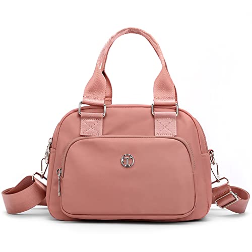 VARLIVOO Mode Damen Schultertasche Frauen Umhängetasche Handtasche Reisen Taschen Crossbody Bag Polyester Rosa von VARLIVOO