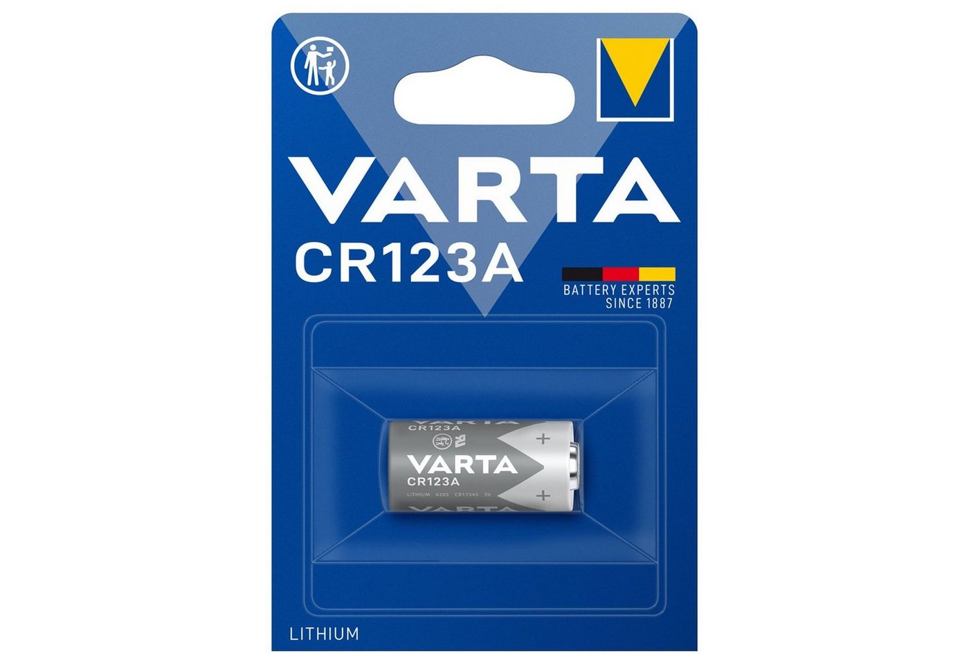 VARTA VARTA Lithium Batterie 6205 CR123A BL1 3V Batterie von VARTA