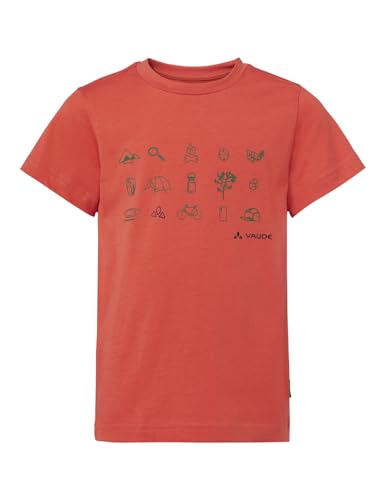 VAUDE Unisex Kinder Kids Lezza T-Shirt, Hotchili, 104 EU von VAUDE