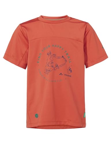 VAUDE Unisex Kinder Kids Solaro Ii T-Shirt, Hotchili, 134-140 EU von VAUDE