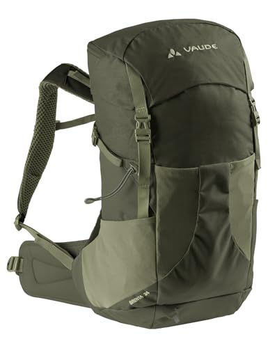 VAUDE Wanderrucksack Brenta 24l, wasserabweisender Rucksack Damen & Herren, komfortabler Trekkingrucksack mit integrierter Regenhülle, praktische Fächeraufteilung von VAUDE