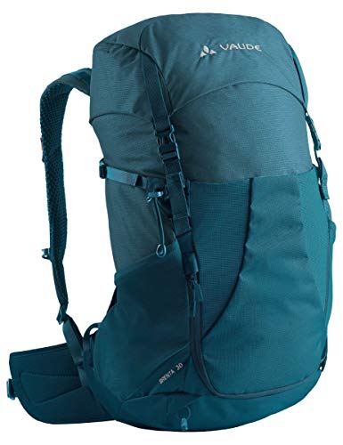 VAUDE Wanderrucksack Brenta 30l, wasserabweisender Rucksack Damen & Herren, komfortabler Trekkingrucksack mit integrierter Regenhülle, praktische Fächeraufteilung von VAUDE