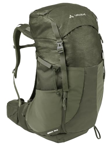 VAUDE Wanderrucksack Brenta 36+6l, wasserdichter Rucksack Damen & Herren, komfortabler Trekkingrucksack mit integrierter Regenhülle, praktische Fächeraufteilung von VAUDE