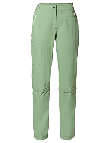 VAUDE Wanderhose Damen Farley Stretch Capri T-Zip III, wasserabweisende Zip-Off Trekkinghose, bequeme Stretch-Wanderhose – strapazierfähig & schnelltrocknend von VAUDE