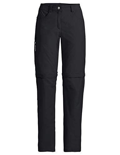 Vaude Damen Women's Farley ZO Pants V Hose, black, 46 von VAUDE