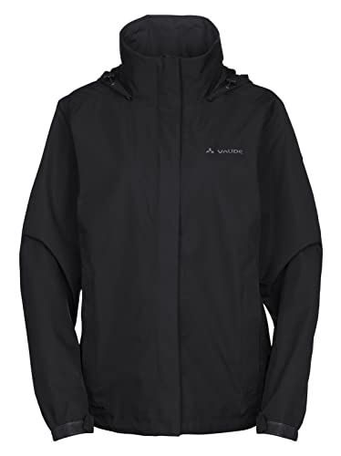 VAUDE Regenjacke Damen leicht - Women's Escape Light Jacket, wasserdichte Outdoor-Jacke, atmungsaktiver Windbreaker mit Kapuze, Klimaschonende Wanderjacke von VAUDE