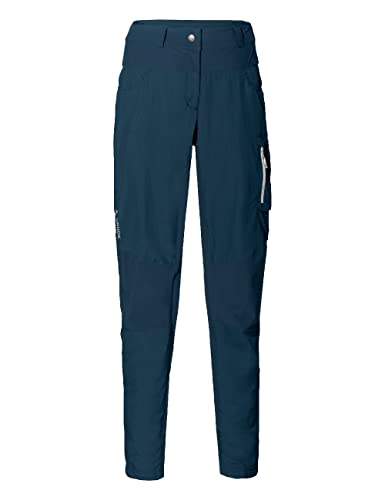 VAUDE Damen Women's Qimsa Pants Hose, Dark Sea Uni, 42 EU VAUDE Damen Women's Qimsa Pants Hose, Dark Sea Uni, 42 EU von VAUDE