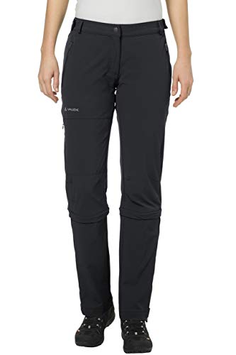 VAUDE Damen Women's Farley Stretch Capri T-Zip Ii Hose, black, 36-Long VAUDE Damen Women's Farley Stretch Capri T-Zip Ii Hose, black, 36-Long von VAUDE
