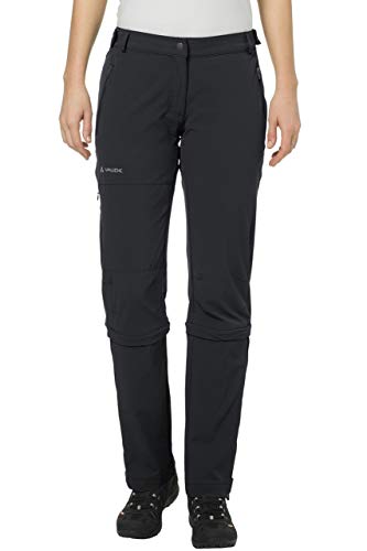 VAUDE Damen Women's Farley Stretch Capri T-Zip Ii Hose, black, 36-Long von VAUDE