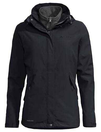 VAUDE Damen Women's Rosemoor 3in1 Jacket Doppeljacke, Schwarz, 36 EU von VAUDE