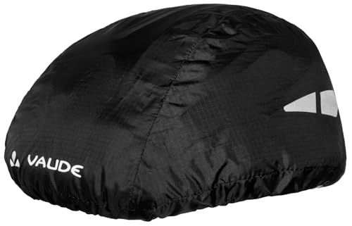 VAUDE Helmet Raincover Regenhut, Black Uni, One Size von VAUDE