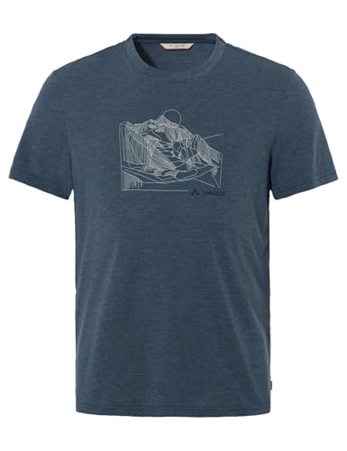 VAUDE Herren Mens Tekoa Iii T-Shirt, Dark Sea/Dark Sea, L EU VAUDE Herren Mens Tekoa Iii T-Shirt, Dark Sea/Dark Sea, L EU von VAUDE