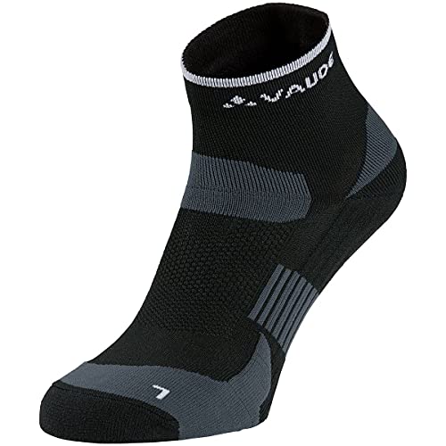 VAUDE Unisex Bike Socks Short Accessories, Schwarz, 42-44 EU von VAUDE