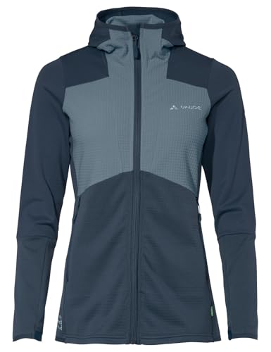 VAUDE Jacken Women's Monviso Hooded Grid Fleece Jacket Nordic Blue 42 von VAUDE