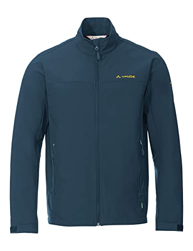 VAUDE Herren Mens Hurricane Jacket Iv, Dark Sea/yellow, L EU von VAUDE