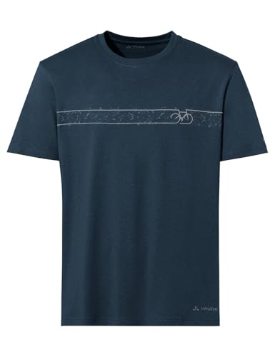 VAUDE Herren Mens Cyclist V T-Shirt, Dark Sea/Blue, L EU VAUDE Herren Mens Cyclist V T-Shirt, Dark Sea/Blue, L EU von VAUDE