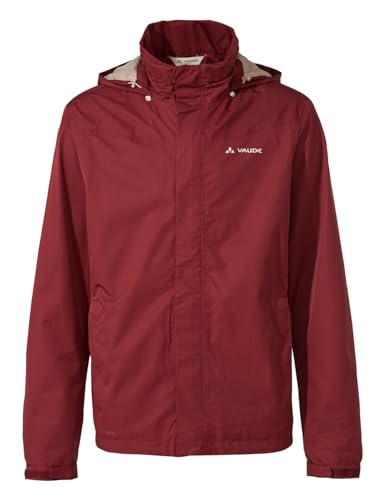 VAUDE Men's Escape Bike Light Jacket |Wasserdichte 2-Lagen Regenjacke - Winddicht, Atmungsaktiv & Leicht | Netzfutter | Kapuze im Kragen | Reflektierende Elemente | Eco Finish von VAUDE