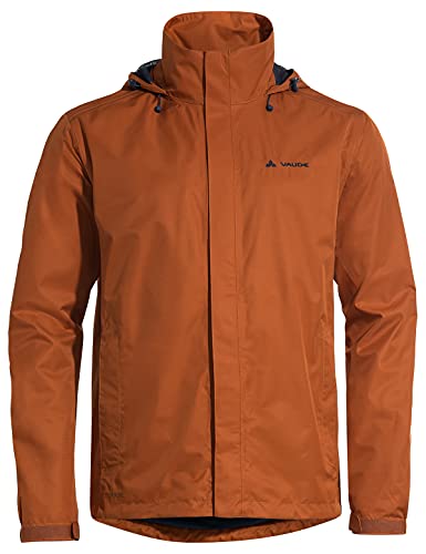 VAUDE Regenjacke Herren Escape Light, wasserdichte Outdoor-Jacke, atmungsaktiver Windbreaker mit Kapuze, Klimaschonende Wanderjacke von VAUDE