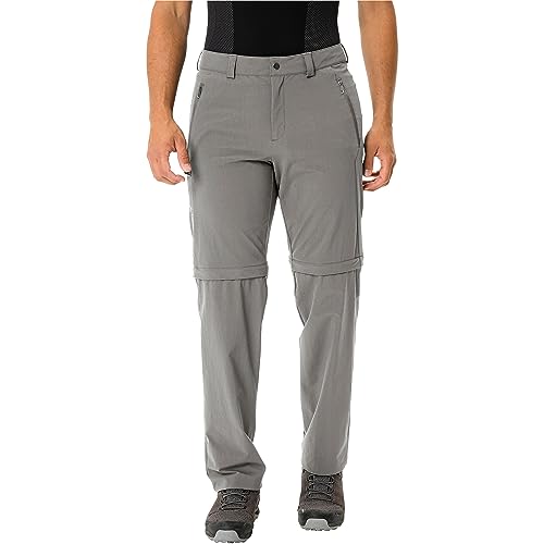 VAUDE Herren Mens Farley Stretch Zo Pants Ii Hose, Stone Grey, 52 EU VAUDE Herren Mens Farley Stretch Zo Pants Ii Hose, Stone Grey, 52 EU von VAUDE