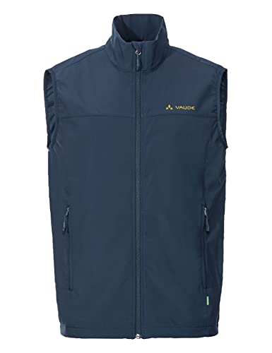 VAUDE Herren Mens Hurricane Vest Iii Weste, Dark Sea/yellow, L EU von VAUDE