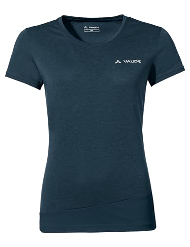 VAUDE Damen Women's Sveit T-Shirt, Dark Sea Uni, 44 EU VAUDE Damen Women's Sveit T-Shirt, Dark Sea Uni, 44 EU von VAUDE