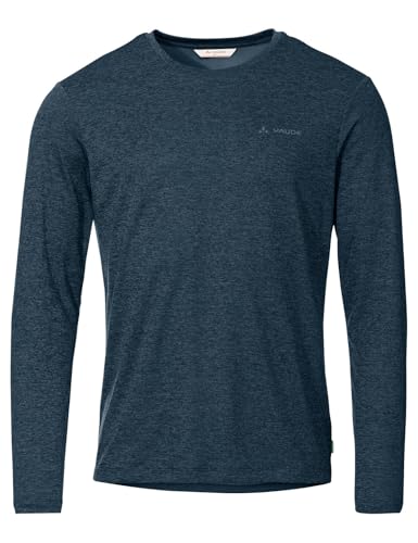 VAUDE Herren Mens Essential Ls T-Shirt, Dark Sea Uni, L EU VAUDE Herren Mens Essential Ls T-Shirt, Dark Sea Uni, L EU von VAUDE
