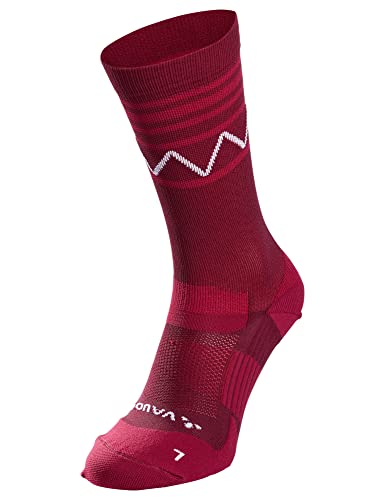 VAUDE Unisex Bike Mid Sportsocken, Cassis, 36-38 EU VAUDE Unisex Bike Mid Sportsocken, Cassis, 36-38 EU von VAUDE