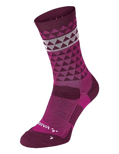 VAUDE Unisex Bike Mid Sportsocken, Cassis, 39-41 EU von VAUDE