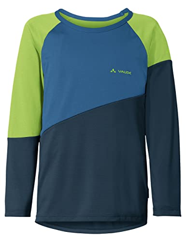 VAUDE Unisex Kinder Kids Moab Ls T-Shirt, Dark Sea/Blue, 158-164 EU VAUDE Unisex Kinder Kids Moab Ls T-Shirt, Dark Sea/Blue, 158-164 EU von VAUDE