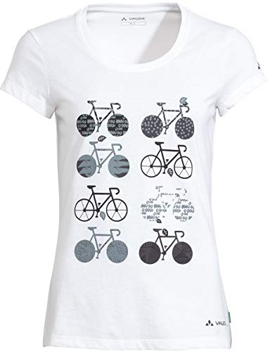 VAUDE Damen Women's Cyclist V T-Shirt, Weiß, 34 EU VAUDE Damen Women's Cyclist V T-Shirt, Weiß, 34 EU von VAUDE