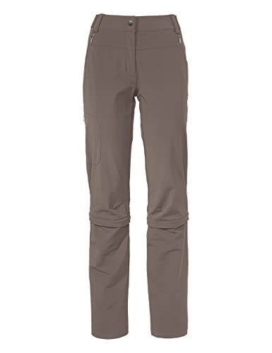 VAUDE Wanderhose Damen Farley Stretch Capri T-Zip III, wasserabweisende Zip-Off Trekkinghose, bequeme Stretch-Wanderhose – strapazierfähig & schnelltrocknend von VAUDE