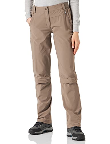 VAUDE Wanderhose Damen Farley Stretch Capri T-Zip III, wasserabweisende Zip-Off Trekkinghose, bequeme Stretch-Wanderhose – strapazierfähig & schnelltrocknend von VAUDE