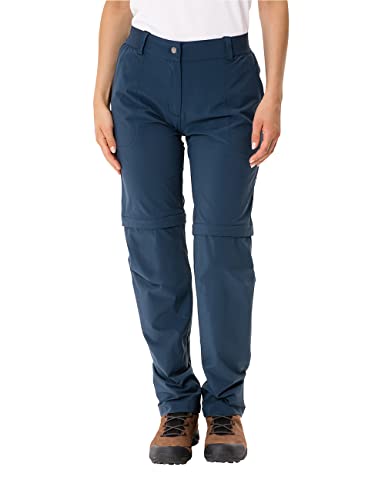 VAUDE Damen Women's Farley Stretch Zo Pants Ii Hose, Dark Sea, 42 EU VAUDE Damen Women's Farley Stretch Zo Pants Ii Hose, Dark Sea, 42 EU von VAUDE