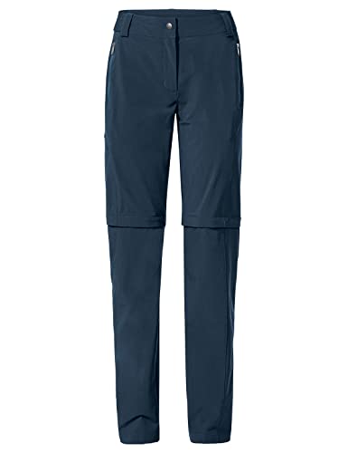 VAUDE Damen Women's Farley Stretch Zo T-zip Pants Ii Hose, Dark Sea, 46 EU von VAUDE