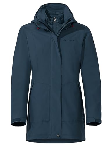 VAUDE Damen Women's Idris 3in1 Parka Iii Doppeljacke, Dark Sea, 34 EU VAUDE Damen Women's Idris 3in1 Parka Iii Doppeljacke, Dark Sea, 34 EU von VAUDE