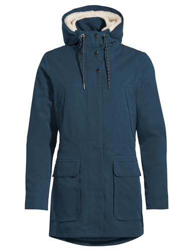 VAUDE Damen Women's Manukau Parka Ii Jacke, Dark Sea, 46 EU von VAUDE