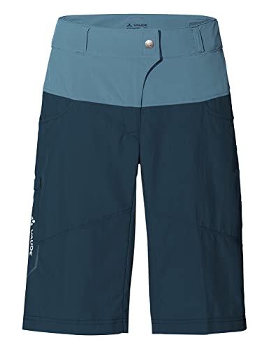 VAUDE Damen Women's Qimsa Shorts, Dark Sea Uni, 44 EU von VAUDE