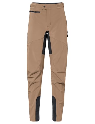 VAUDE Women's Qimsa Softshell Pants II | Ganzjahres-Biker Softshellhose - Winddicht & Funktionell | Atmungsaktiv & isolierend | wasserdichte Besätze | Elastischer Hosenbund | Reflexelemente von VAUDE