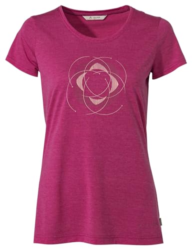VAUDE Damen Women's Skomer Print Ii T-Shirt, Rich Pink, 34 EU VAUDE Damen Women's Skomer Print Ii T-Shirt, Rich Pink, 34 EU von VAUDE