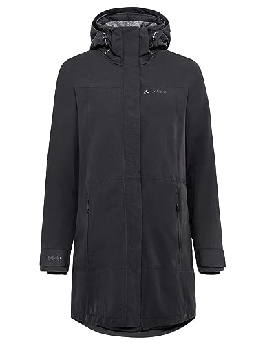 VAUDE Damen Women's Skomer Wool Parka Ii Jacke, Schwarz, 42 EU VAUDE Damen Women's Skomer Wool Parka Ii Jacke, Schwarz, 42 EU von VAUDE