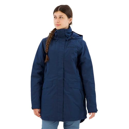 Vaude Damen Dames Skomer Wool Parka Jacke, dark sea, 34 EU Vaude Damen Dames Skomer Wool Parka Jacke, dark sea, 34 EU von VAUDE