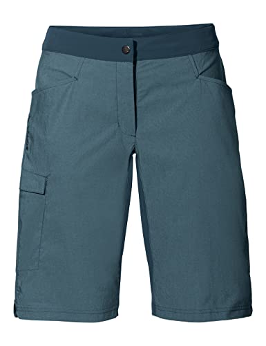 VAUDE Women's Tremalzo Shorts II - Bike Shorts für Damen - inklusive Innenhose mit Sitzpolster - atmungsaktiv und sehr elastisch, 40 von VAUDE