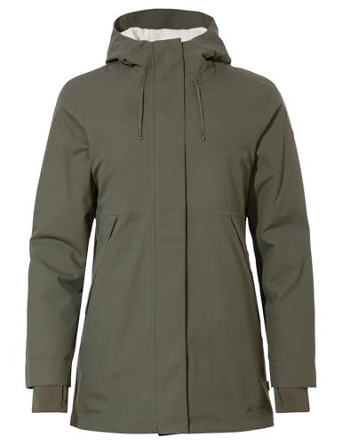 Vaude Damen Women's Coreway Parka Jacke, Khaki, 42 EU von VAUDE