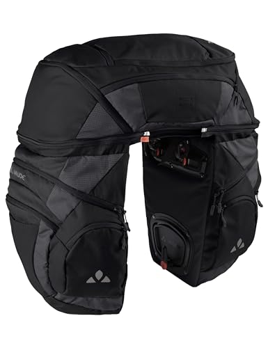 VAUDE Fahrradtasche für Gepäckträger Karakorum Pro 68L Schwarz, stylische Gepäckträgertasche, 100% wasserabweisend, Gepäckträgertasche hinten, einfache Befestigung VAUDE Fahrradtasche für Gepäckträger Karakorum Pro 68L Schwarz, stylische Gepäckträgertasche, 100% wasserabweisend, Gepäckträgertasche hinten, einfache Befestigung von VAUDE